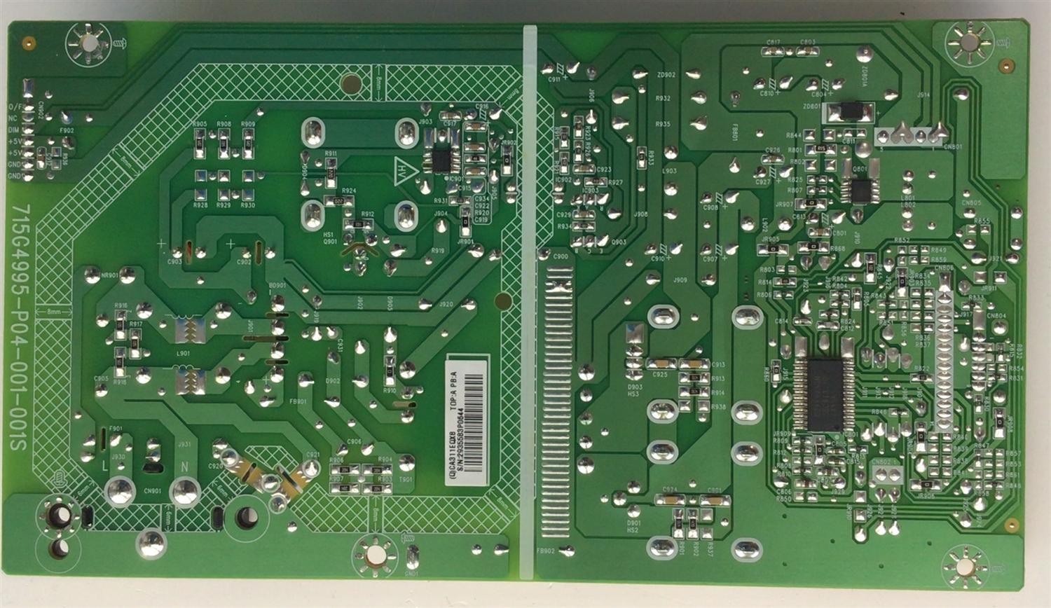 FUENTE PARA MONITOR ASUS / NUMERO DE PARTE CA311EQX8 / 715G4995-P04-001-001S / NUMERO PANEL M195FGE-L20 / MODELO VS207D-P - Imagen 3